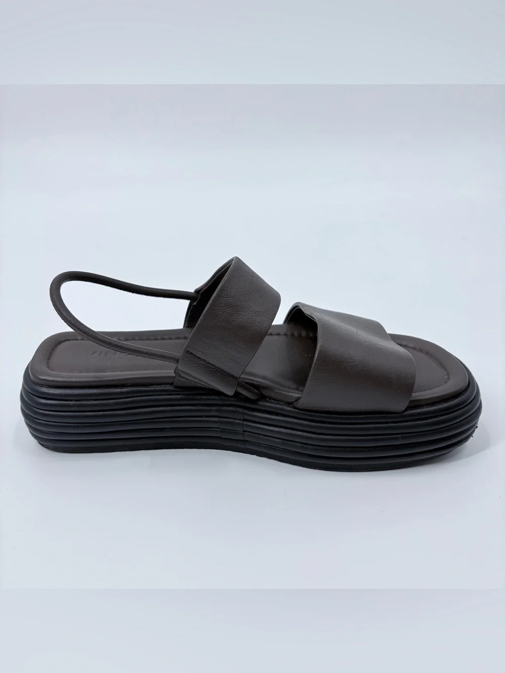 Vince Women's Brown Black Priya Platform Open-Toe Sandals